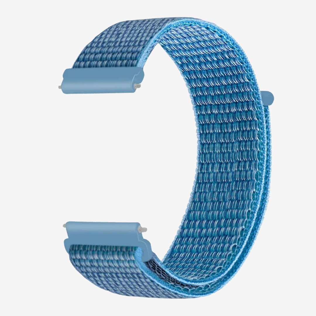 Coros Watch Band - Comfort Nylon Loop - Sky Blue 1 - Watch Band