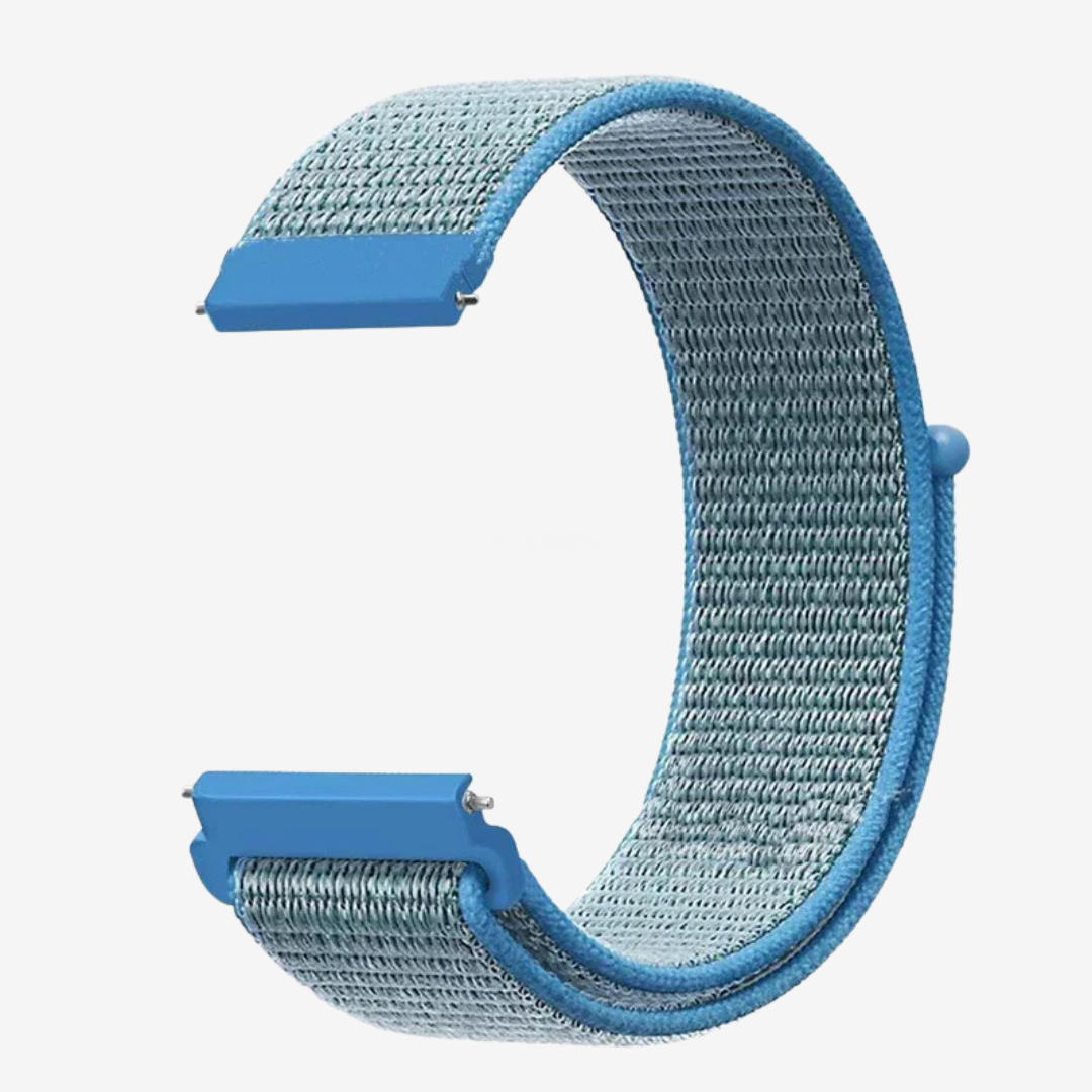 Coros Watch Band - Comfort Nylon Loop - Sky Blue 2 - Watch Band