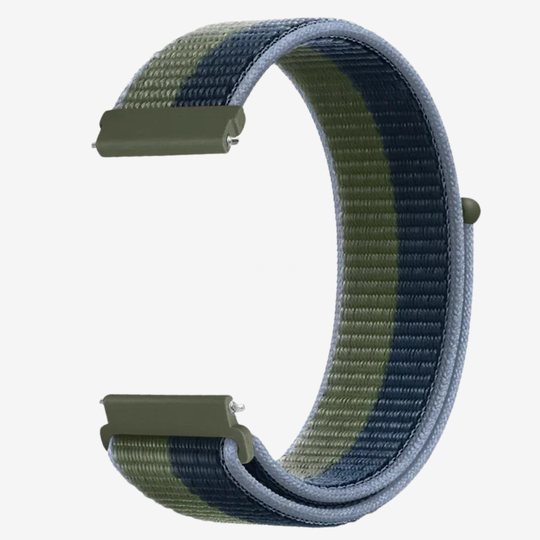 Coros Watch Band - Comfort Nylon Loop - Tricolor 2 - Watch Band