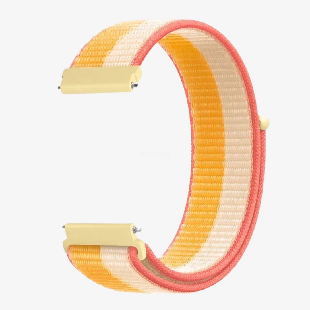 Coros Watch Band - Comfort Nylon Loop - Tricolor 6 - Watch Band