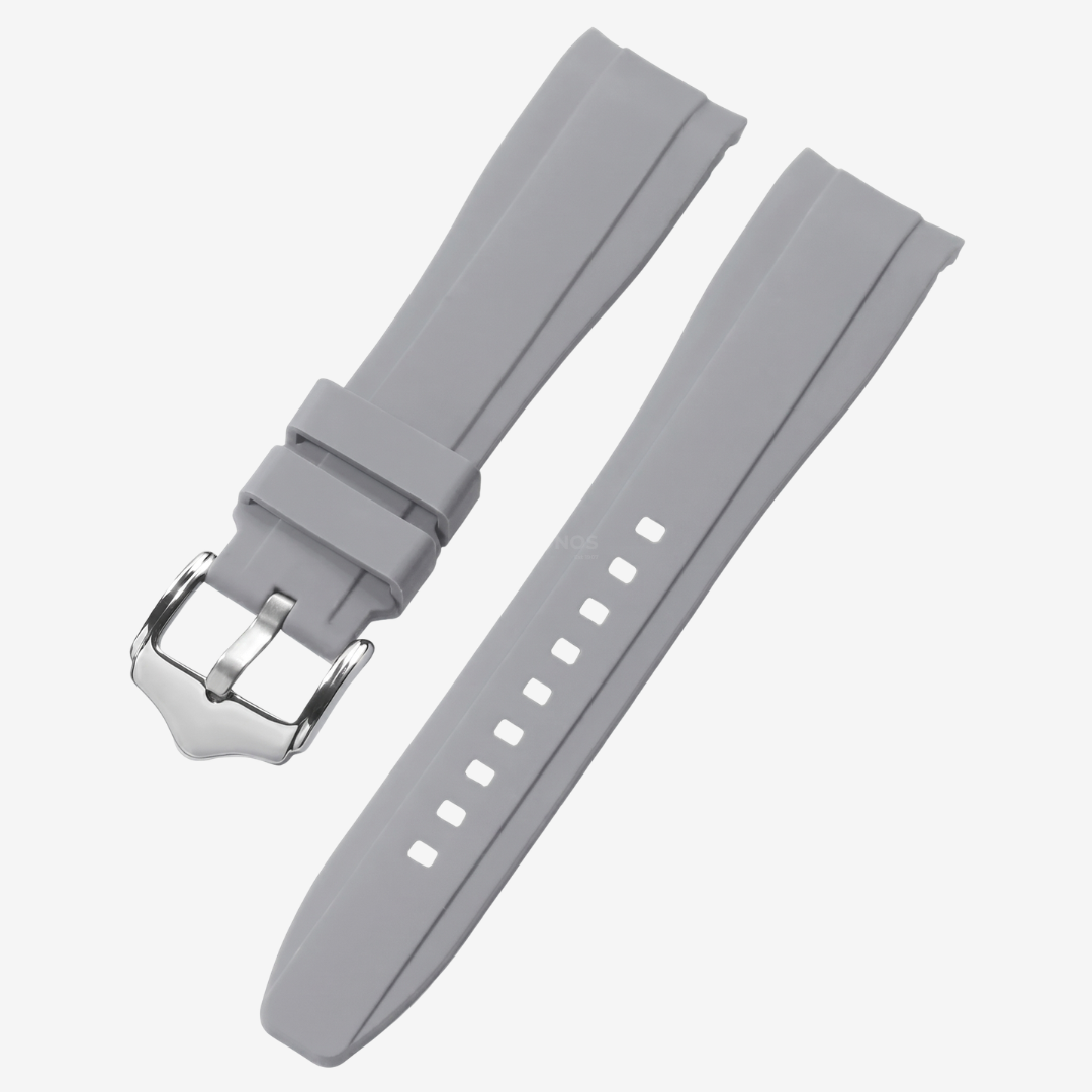 Coros Watch Band - Curved Silicone Sport - Grey - Watch Band