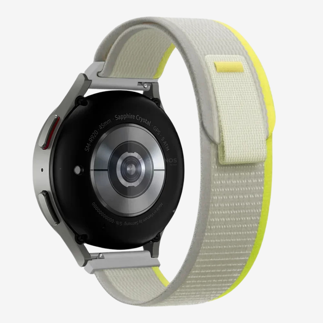Coros Watch Band - Durable Nylon Loop - Light Neon - Watch Band