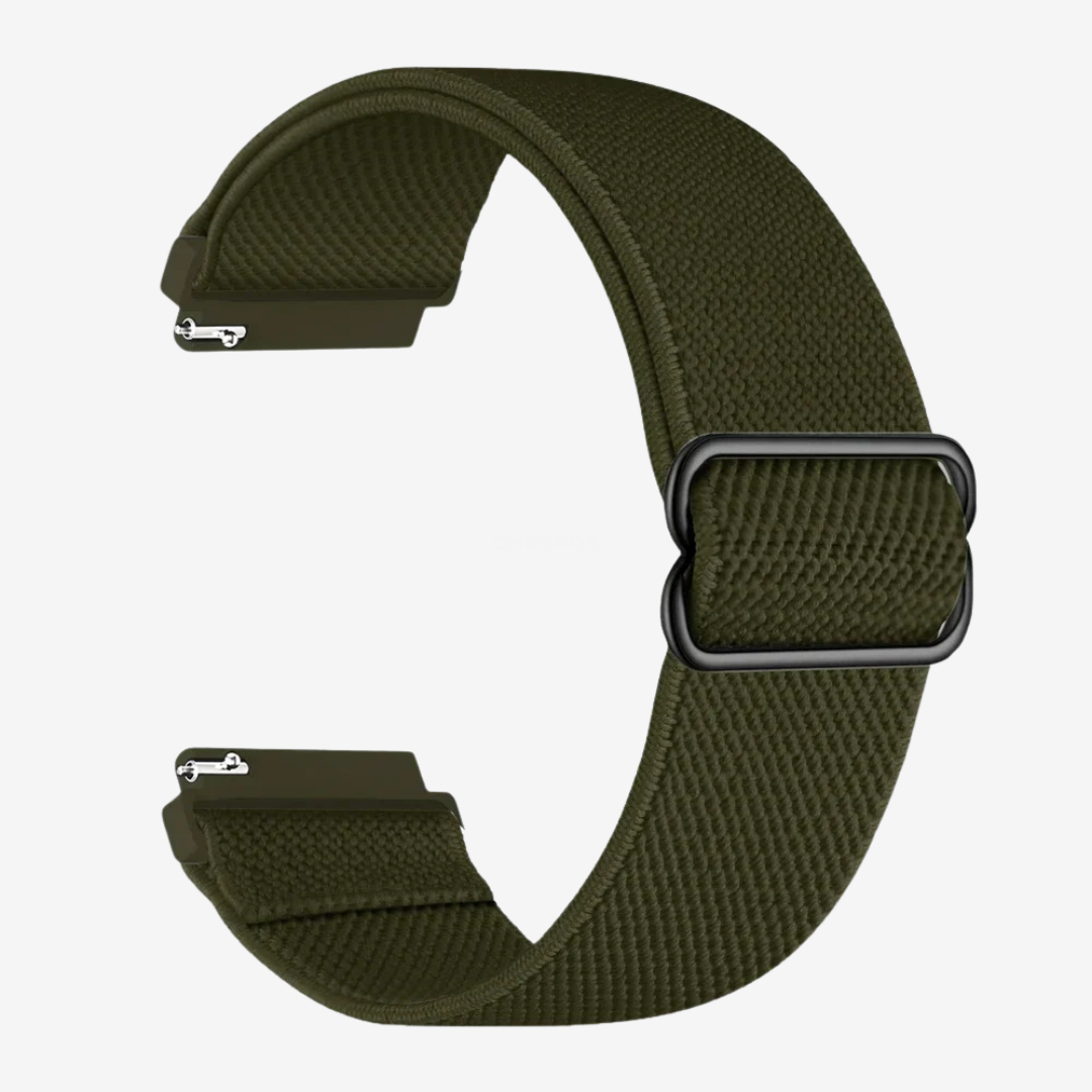 Coros Watch Band - Elastic Loop - Olive Green - Watch Band