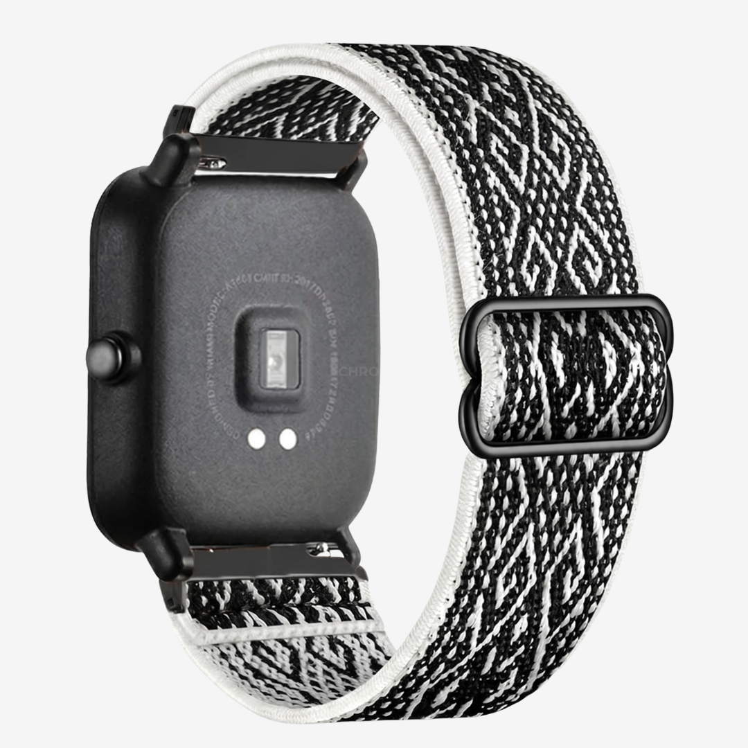 Coros Watch Band - Elastic Nylon - Bohemia Black - Watch Band