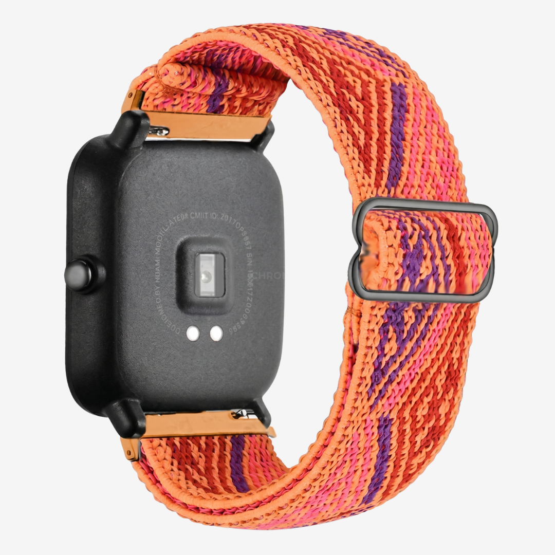 Coros Watch Band - Elastic Nylon - Bohemia Orange - Watch Band