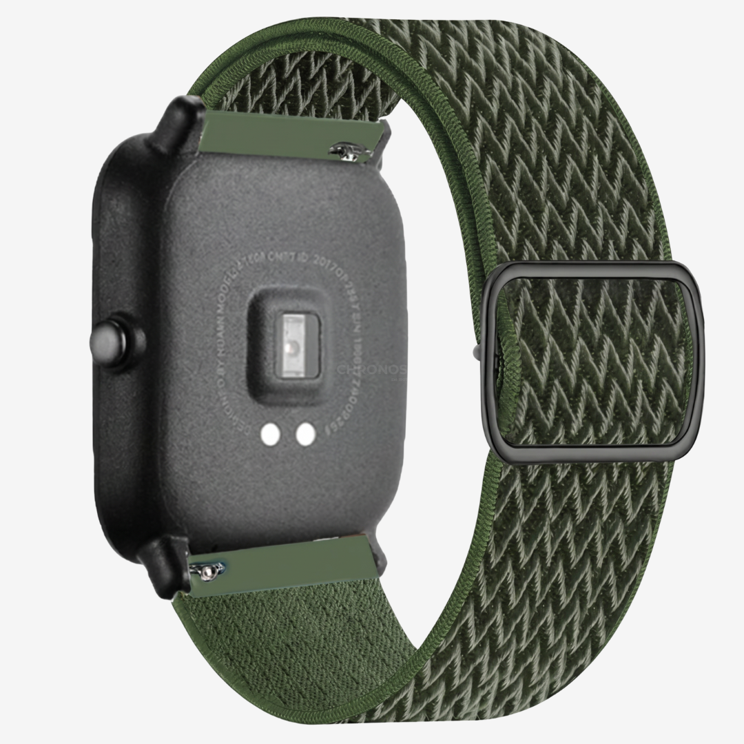 Coros Watch Band - Elastic Nylon - Green - Watch Band