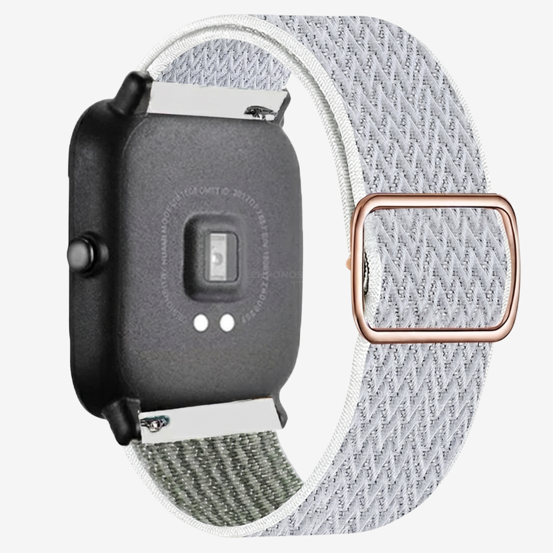 Coros Watch Band - Elastic Nylon - Light Gray - Watch Band