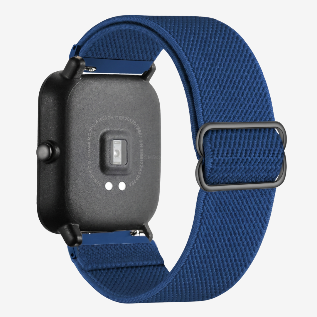Coros Watch Band - Elastic Nylon - Navy Blue - Watch Band