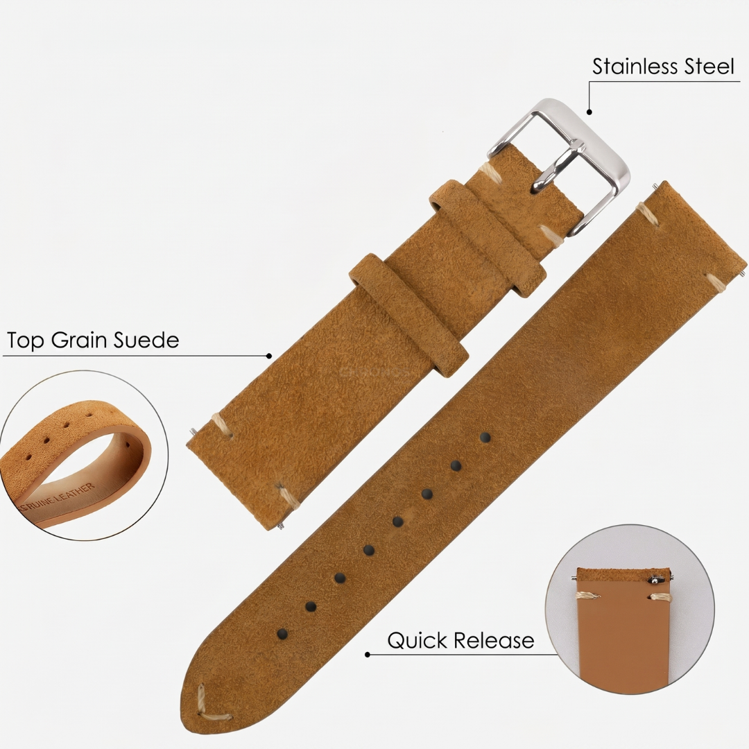 Coros Watch Band - Genuine Leather - Watch Band
