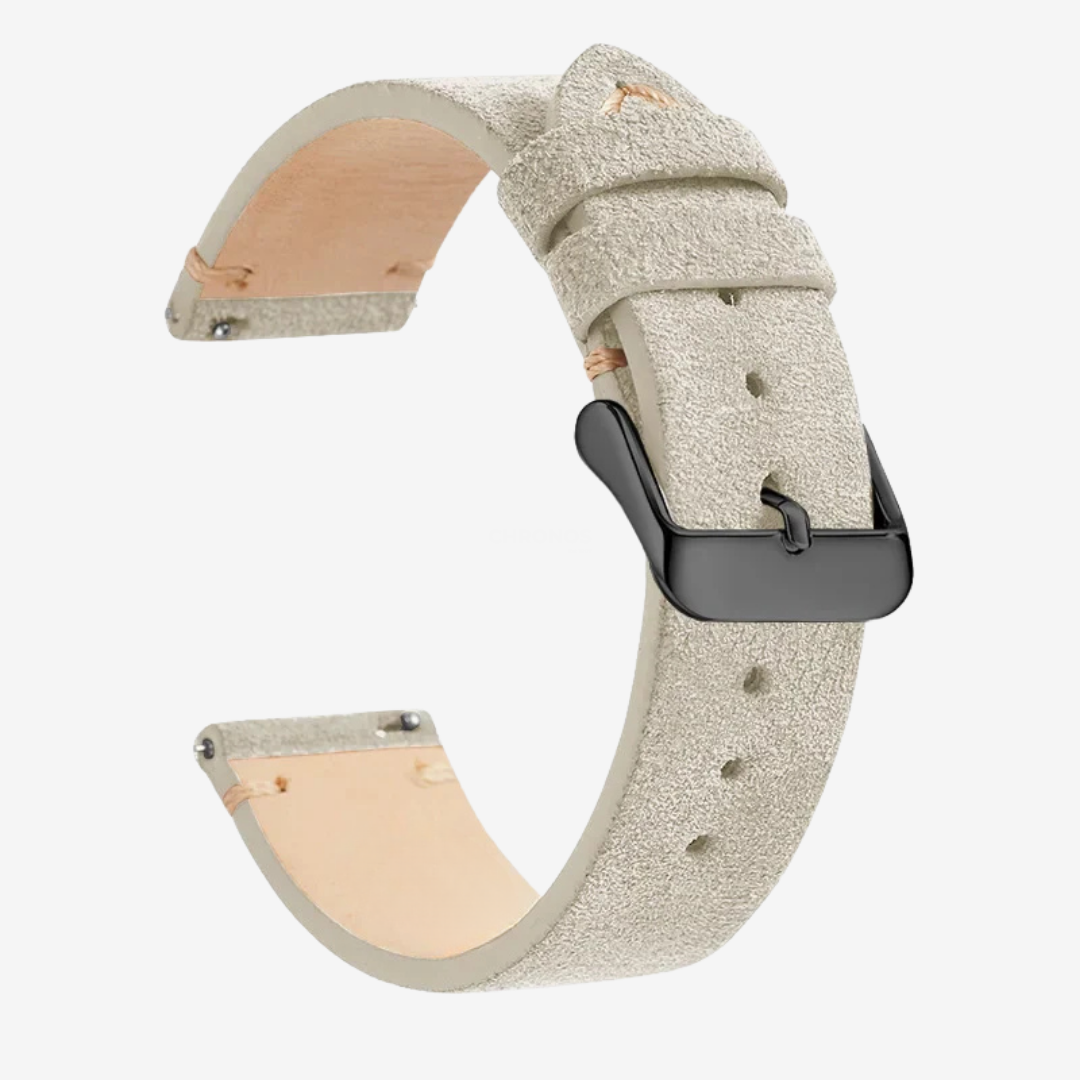 Coros Watch Band - Genuine Leather - Beige 2 - Watch Band