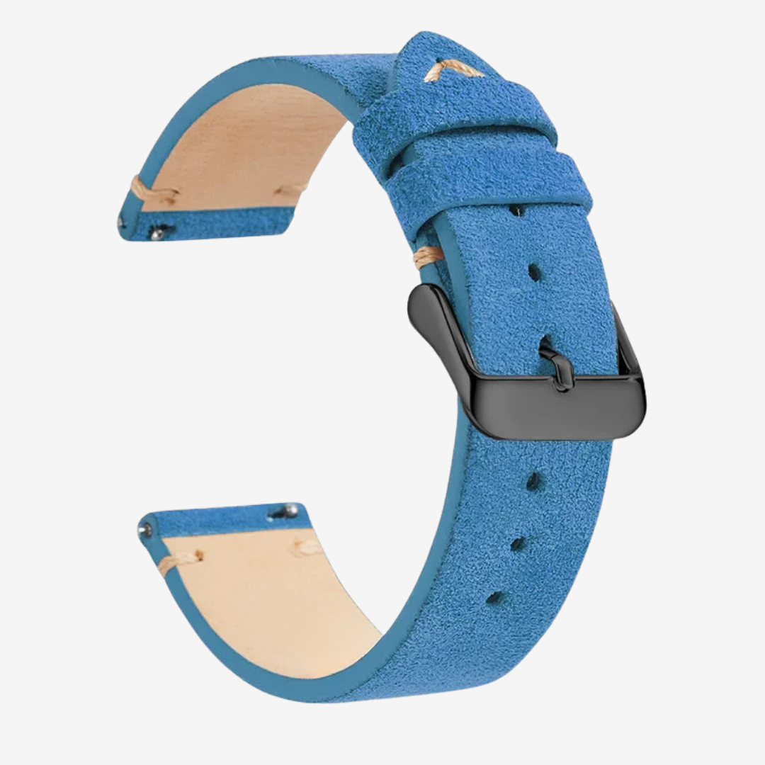 Coros Watch Band - Genuine Leather - Blue 2 - Watch Band