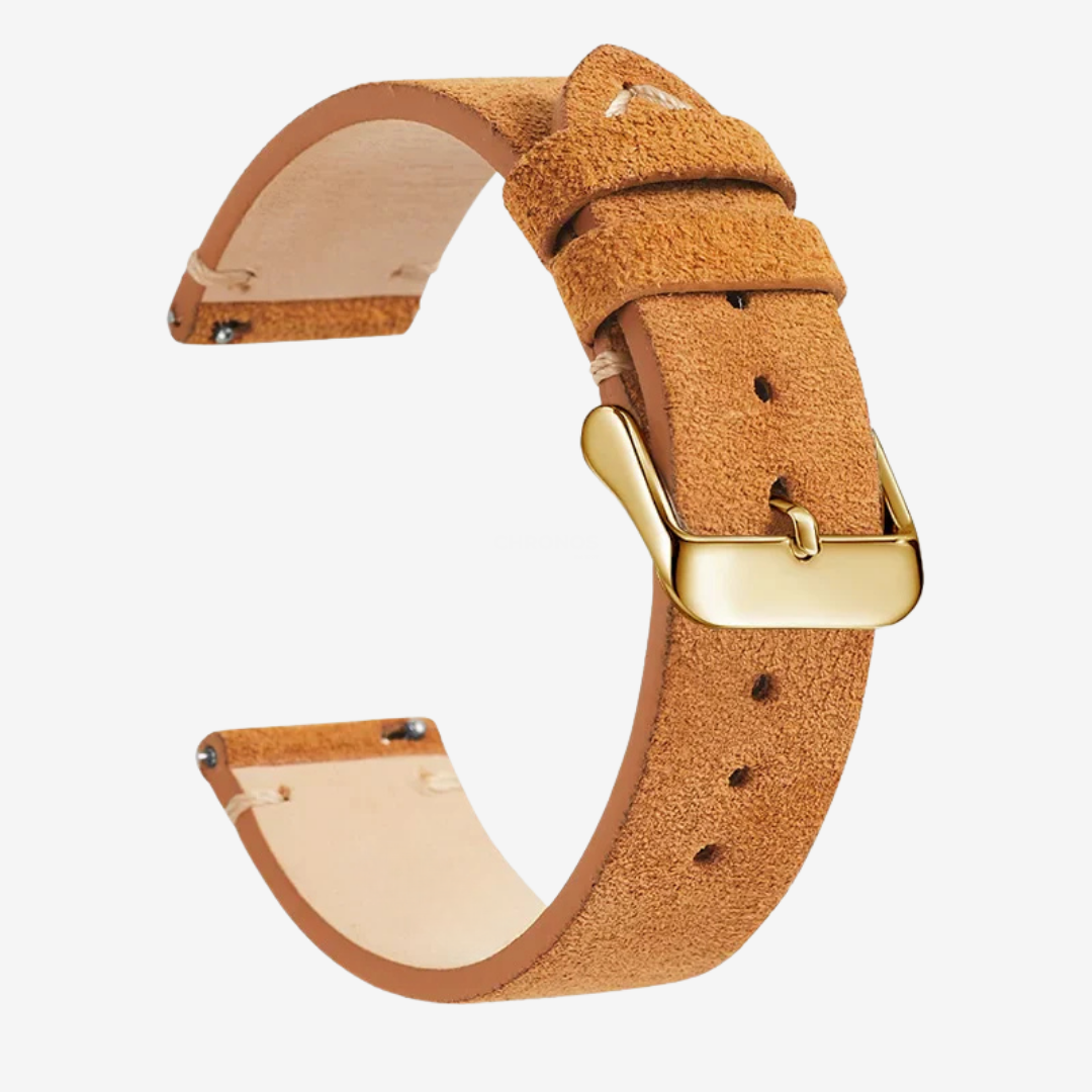 Coros Watch Band - Genuine Leather - Brown 3 - Watch Band