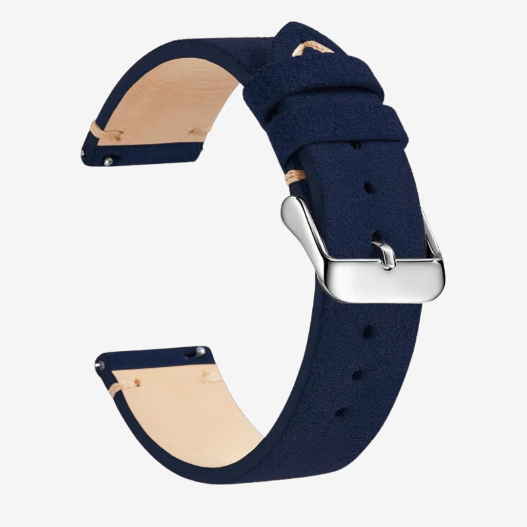 Coros Watch Band - Genuine Leather - Dark Blue 1 - Watch Band