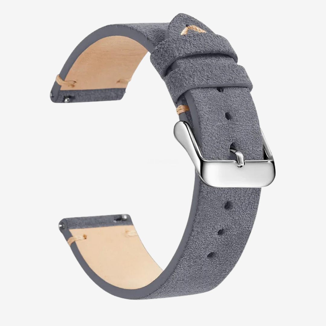 Coros Watch Band - Genuine Leather - Dark Gray - Watch Band