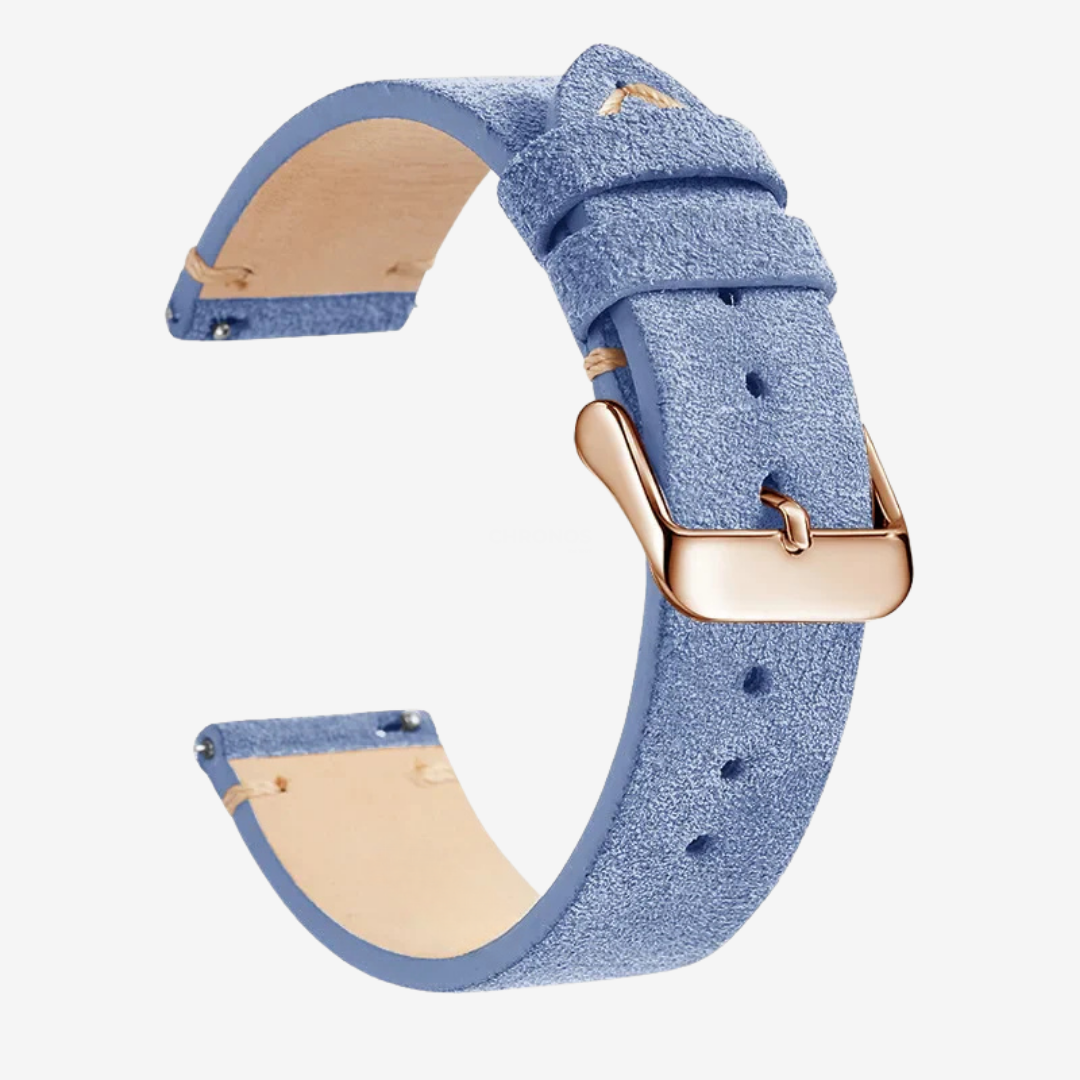 Coros Watch Band - Genuine Leather - Ink Blue 4 - Watch Band
