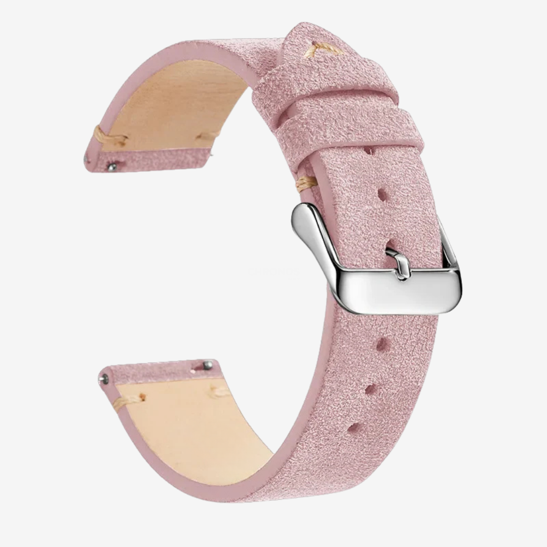 Coros Watch Band - Genuine Leather - Pink 1 - Watch Band