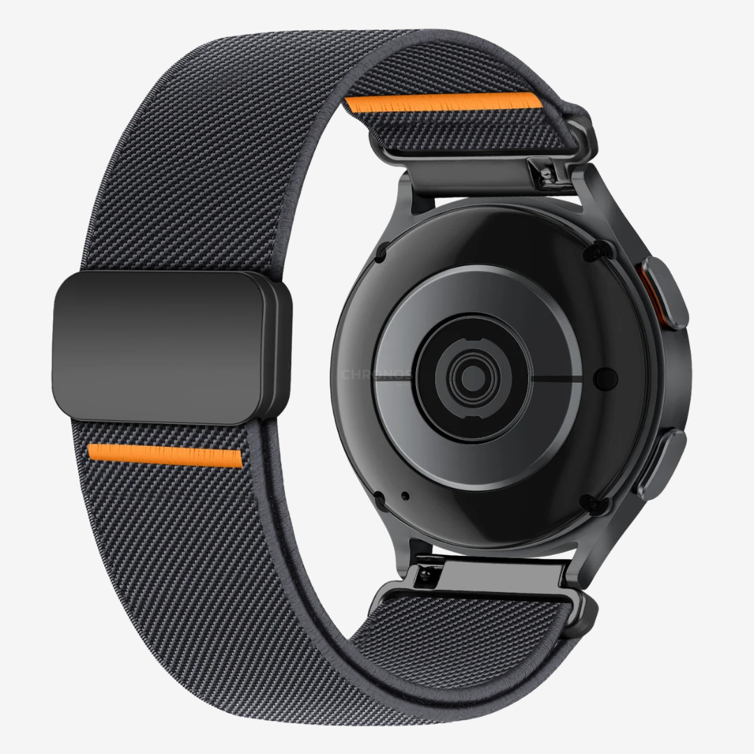 Coros Watch Band - Magnetic Nylon - Deep Gray - Watch Band