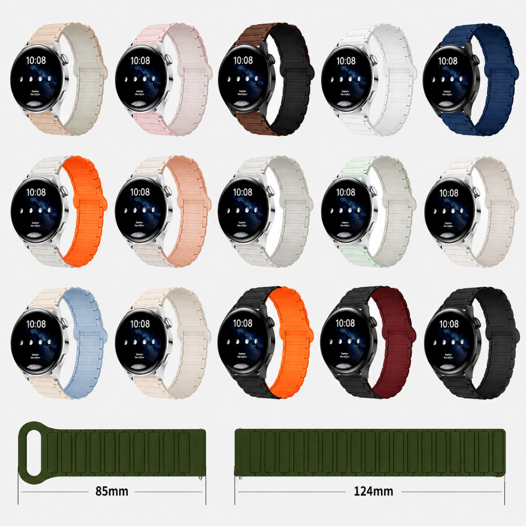 Coros Watch Band - Magnetic Silicone - Watch Band