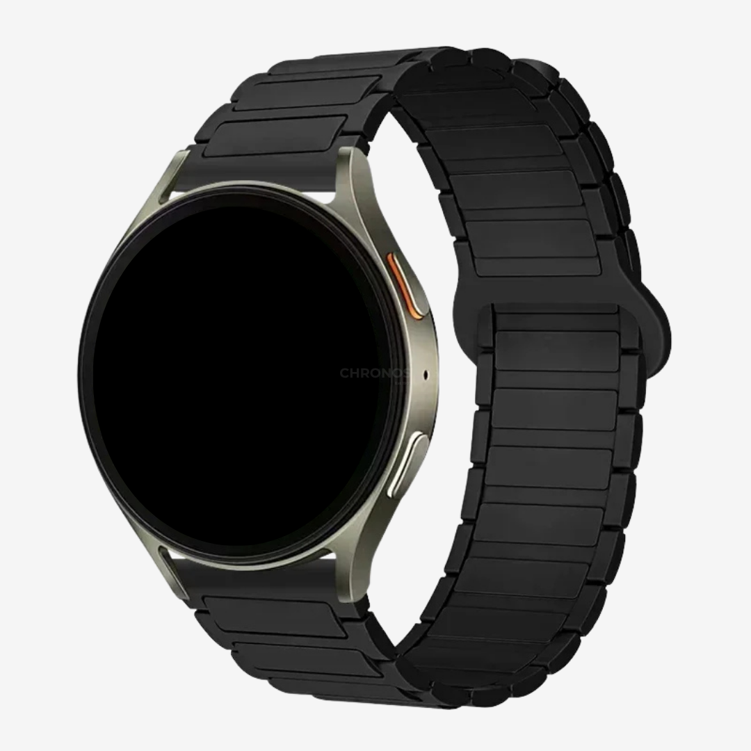 Coros Watch Band - Magnetic Silicone - Black - Watch Band
