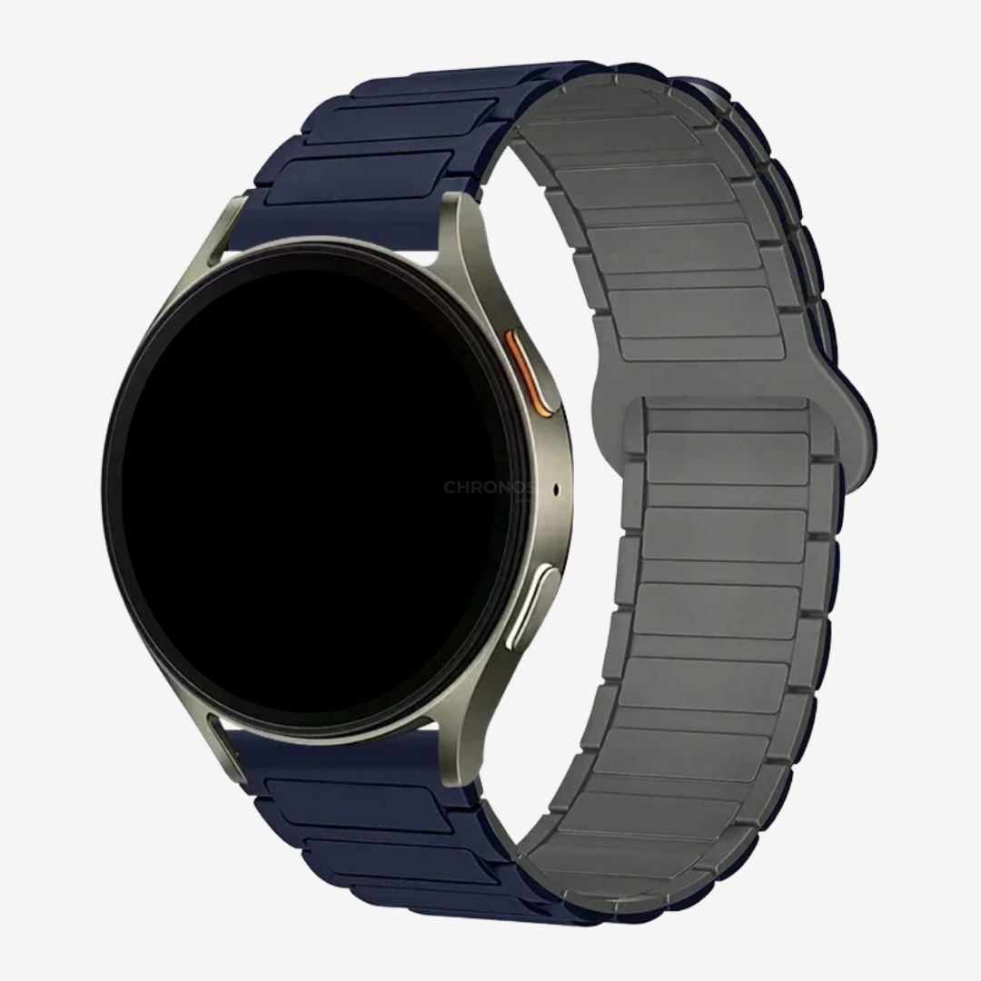 Coros Watch Band - Magnetic Silicone - Navy Grey - Watch Band