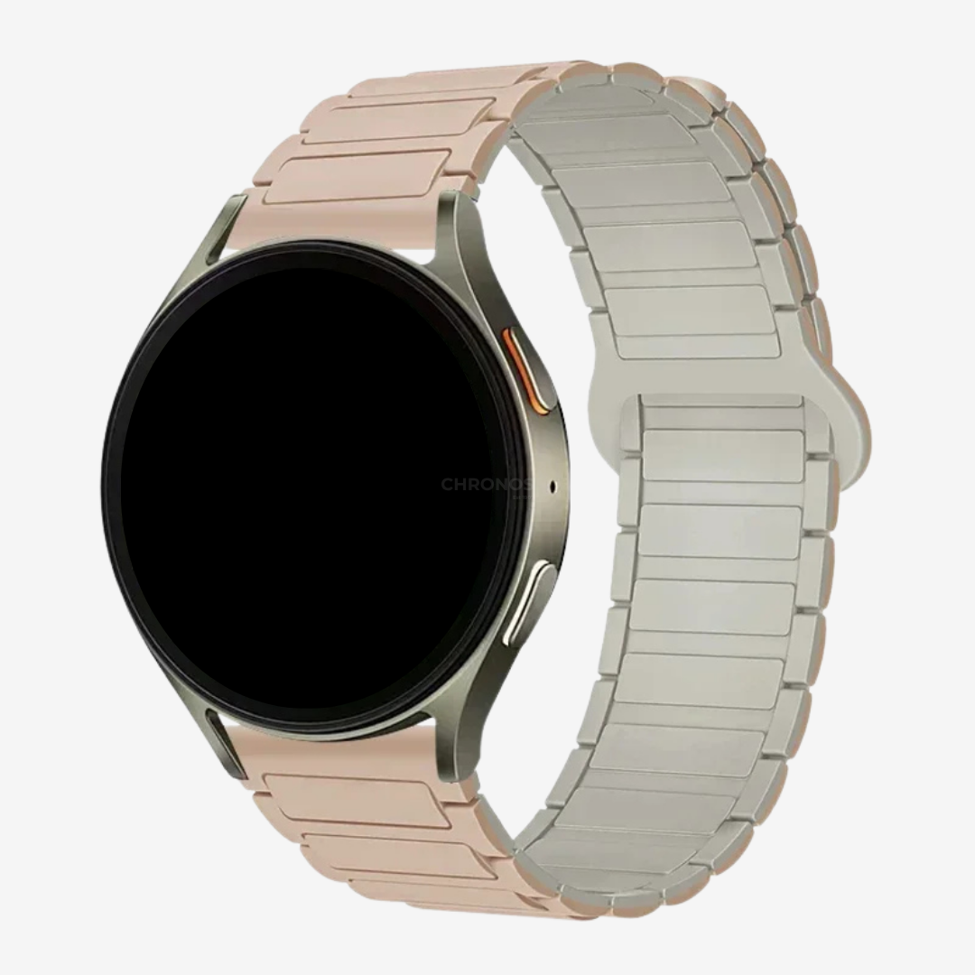 Coros Watch Band - Magnetic Silicone - Pink Ivory - Watch Band