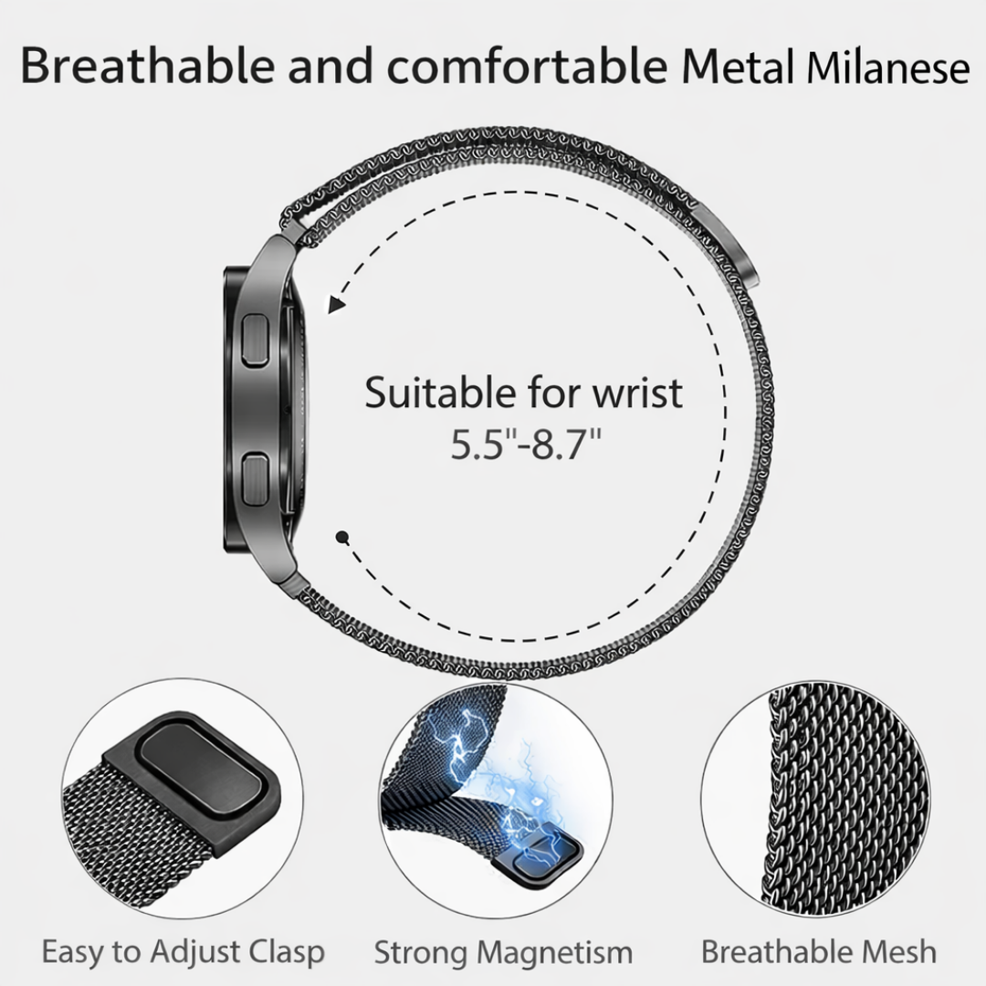 Coros Watch Band - Milanese Loop - Watch Band