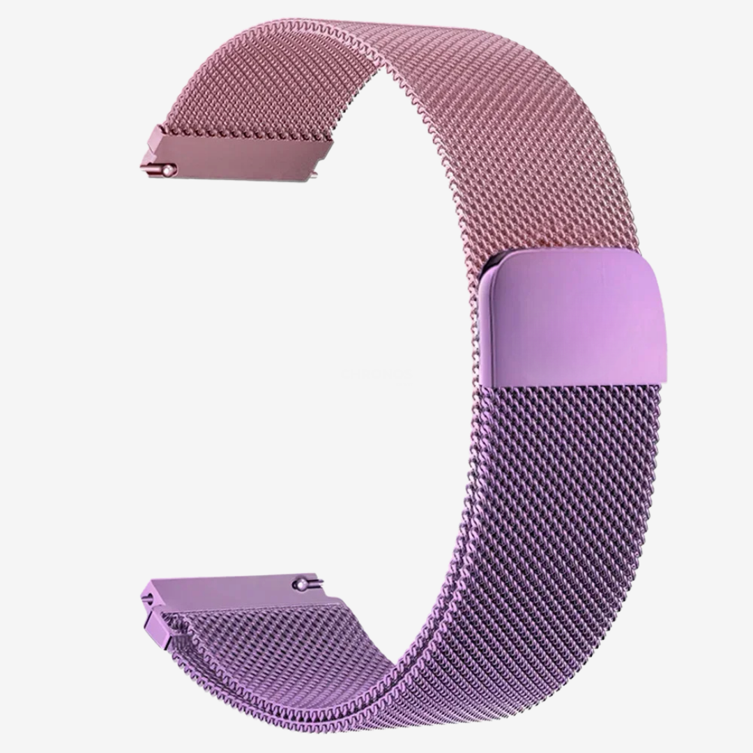 Coros Watch Band - Milanese Loop - Pink & Purple - Watch Band