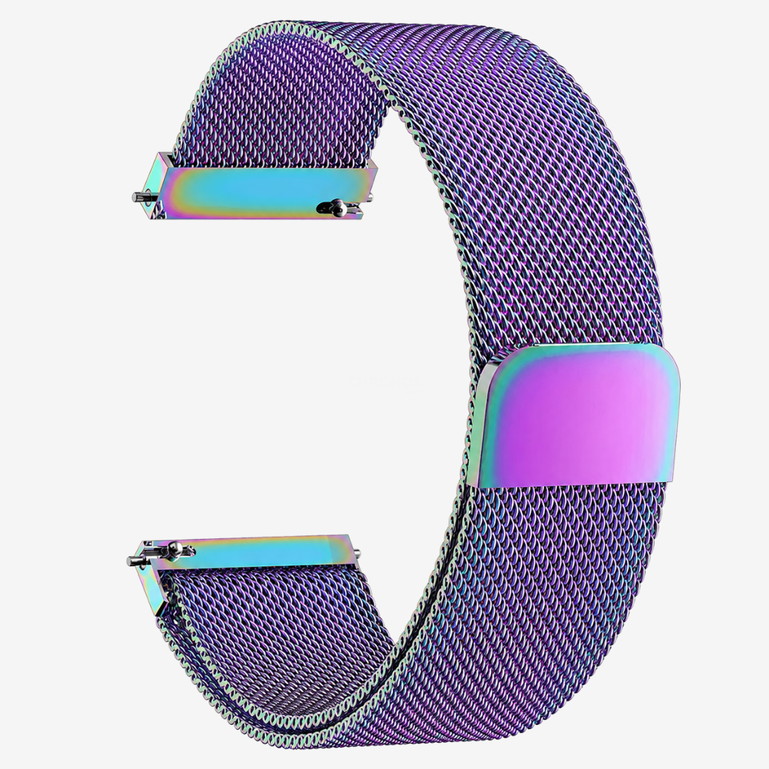 Coros Watch Band - Milanese Loop - Purple Hologram - Watch Band