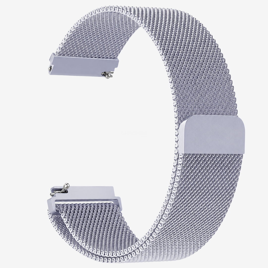 Coros Watch Band - Milanese Loop - Silver - Watch Band