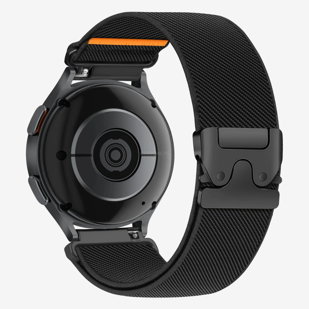 Coros Watch Band - Parachute Nylon - Black - Watch Band
