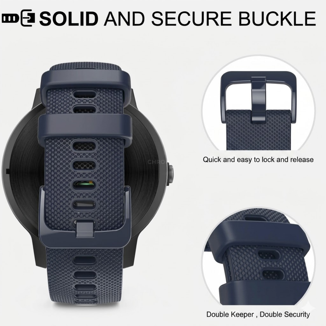 Coros Watch Band - Quick Release Silicone - Watch Band