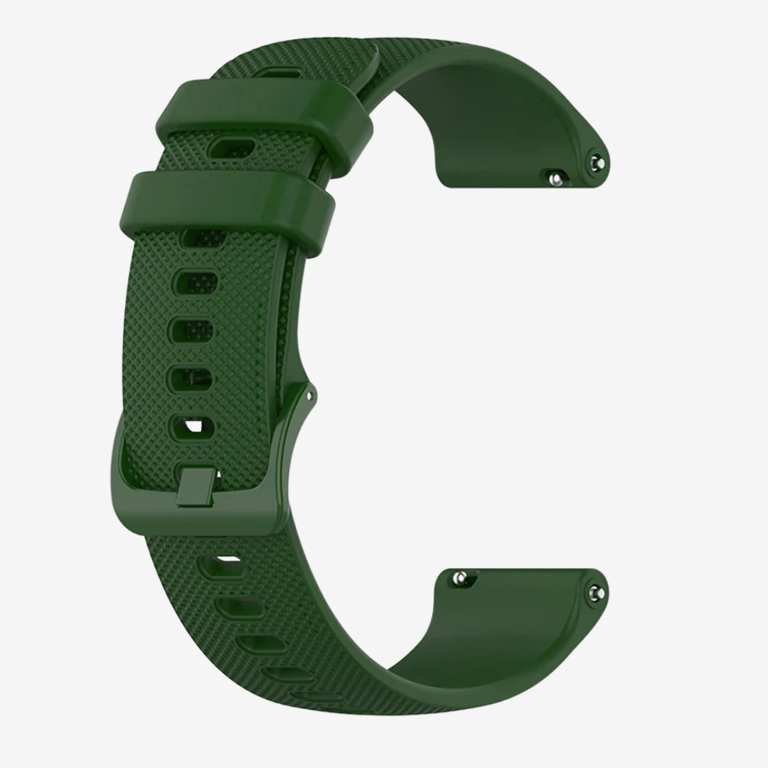 Coros Watch Band - Quick Release Silicone - Green - Watch Band