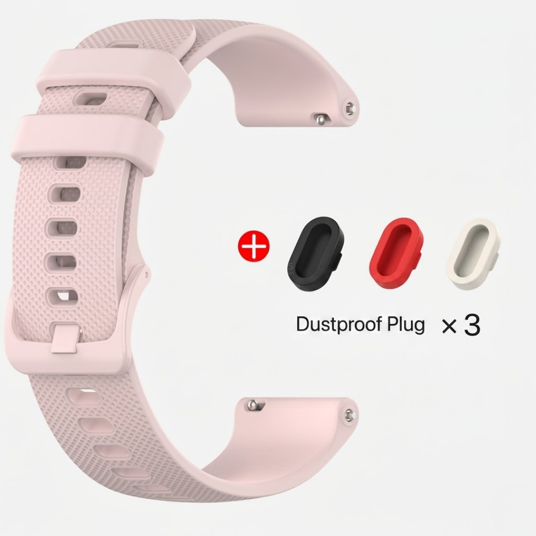 Coros Watch Band - Quick Release Silicone - Pink Bundle - Watch Band