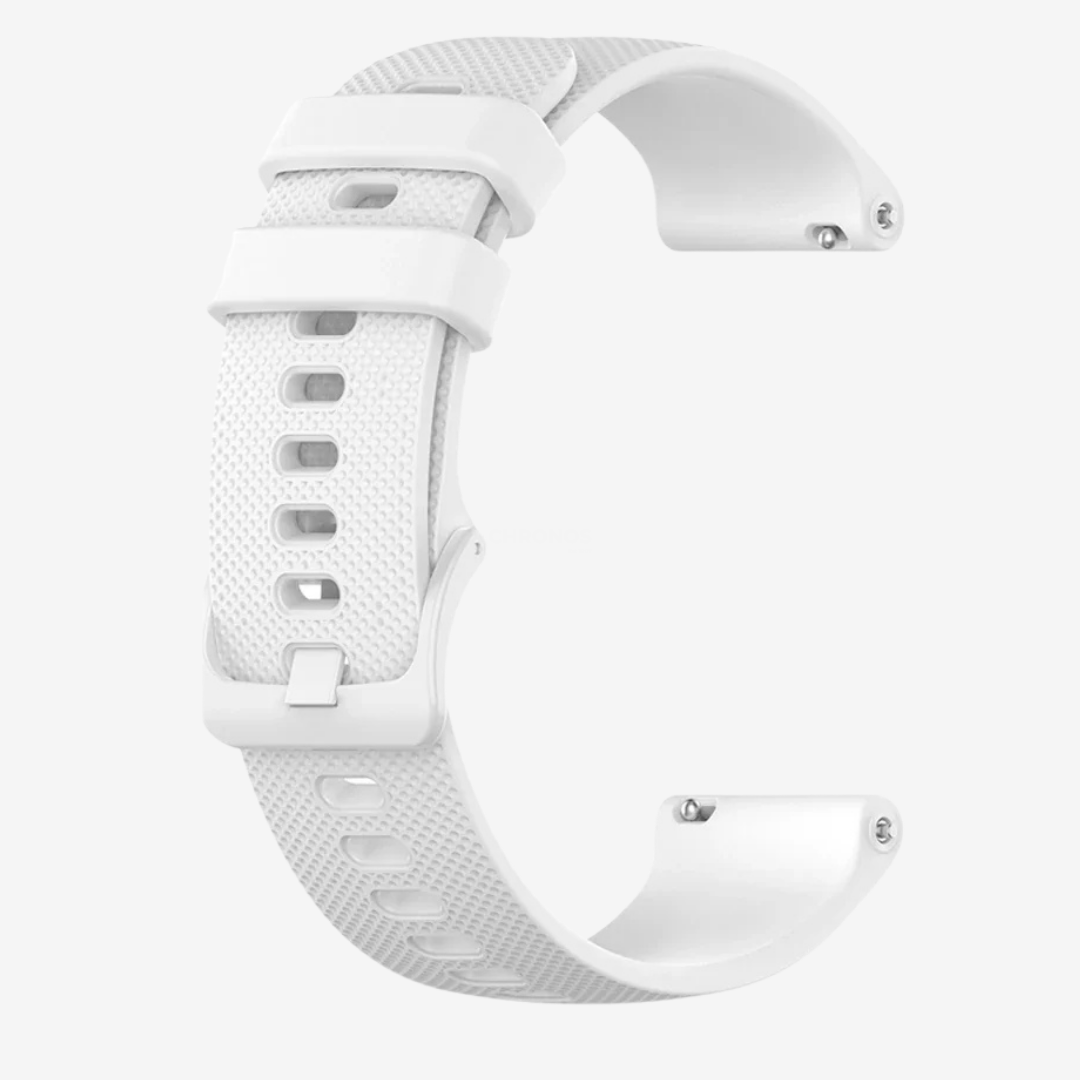 Coros Watch Band - Quick Release Silicone - White - Watch Band