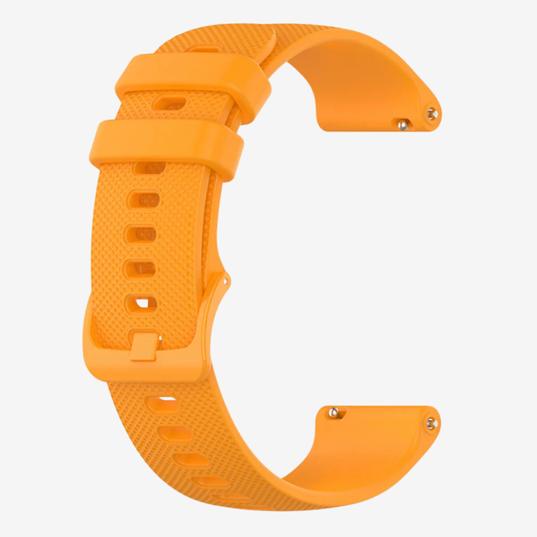Coros Watch Band - Quick Release Silicone - Yellow - Watch Band