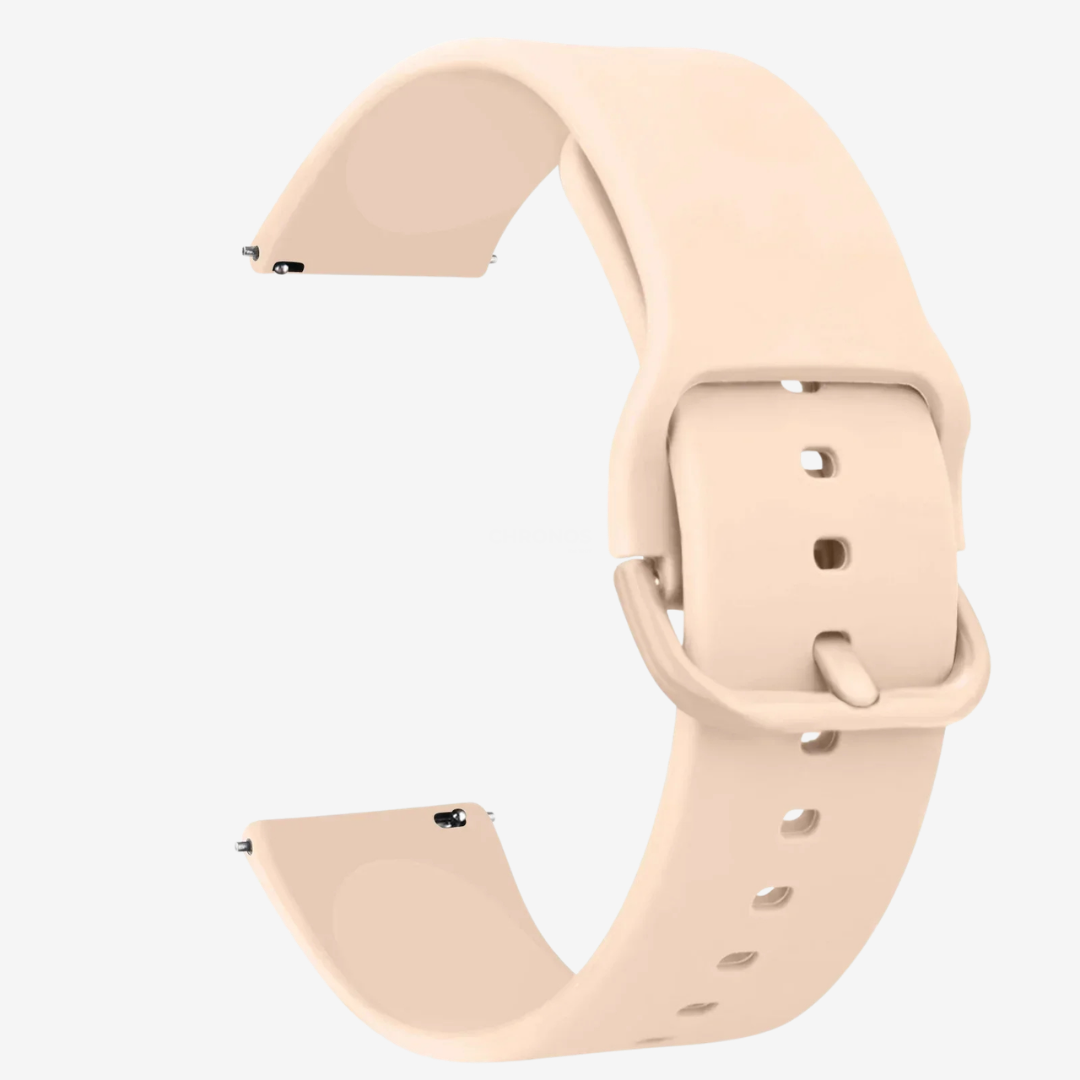 Coros Watch Band - Replacement Silicone - Apricot - Watch Band