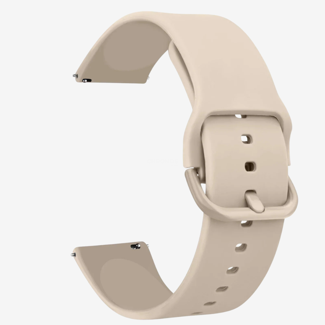 Coros Watch Band - Replacement Silicone - Beige - Watch Band