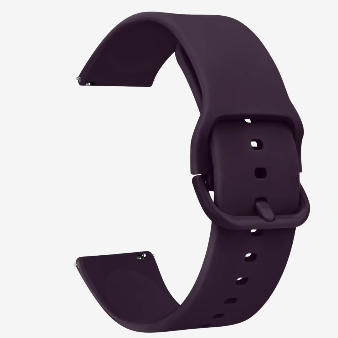 Coros Watch Band - Replacement Silicone - Dark Purple - Watch Band