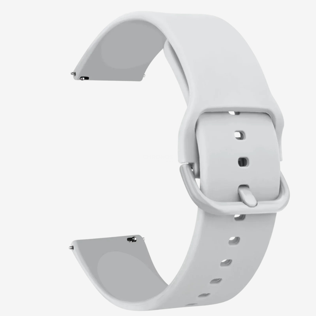 Coros Watch Band - Replacement Silicone - Light Grey - Watch Band