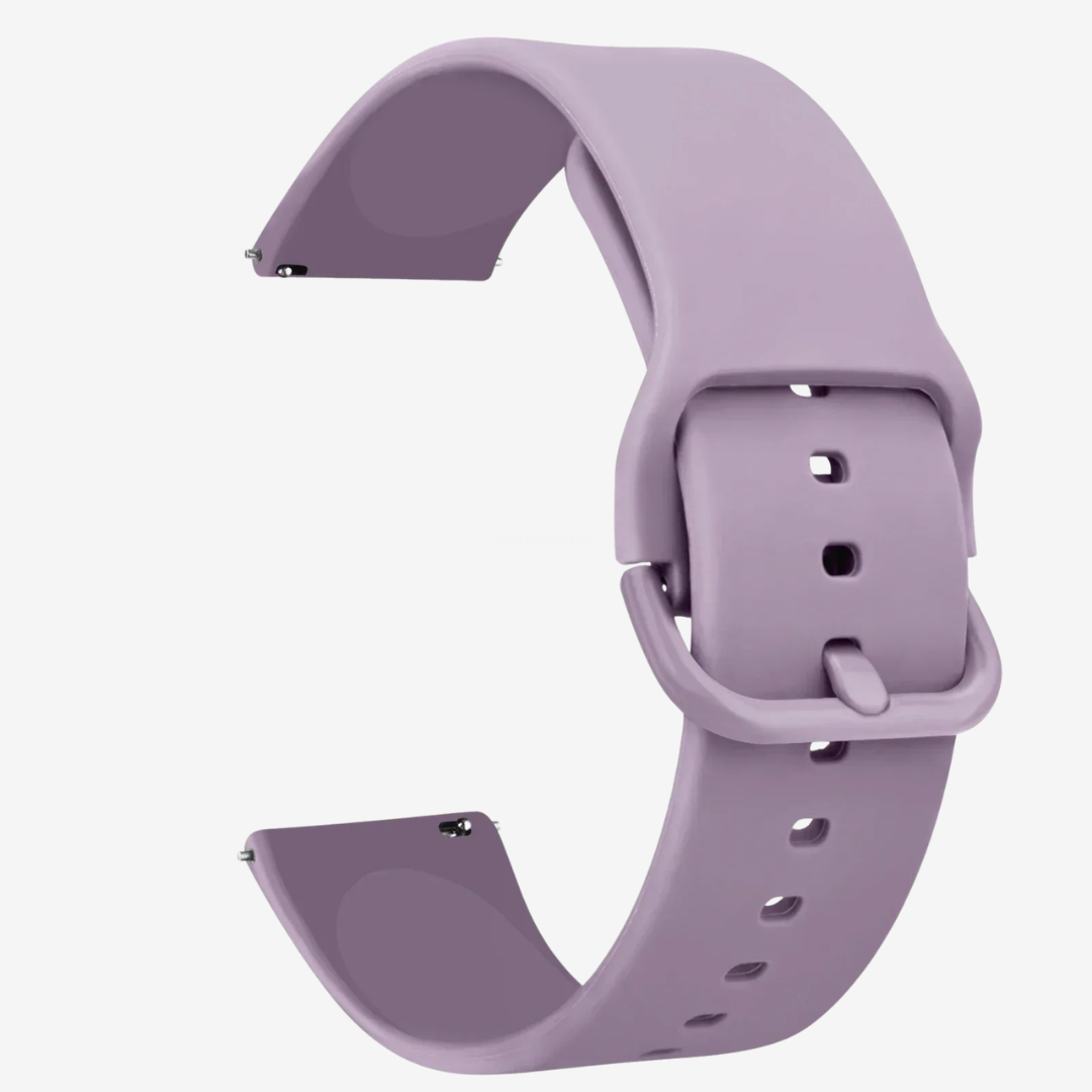 Coros Watch Band - Replacement Silicone - Light Purple - Watch Band