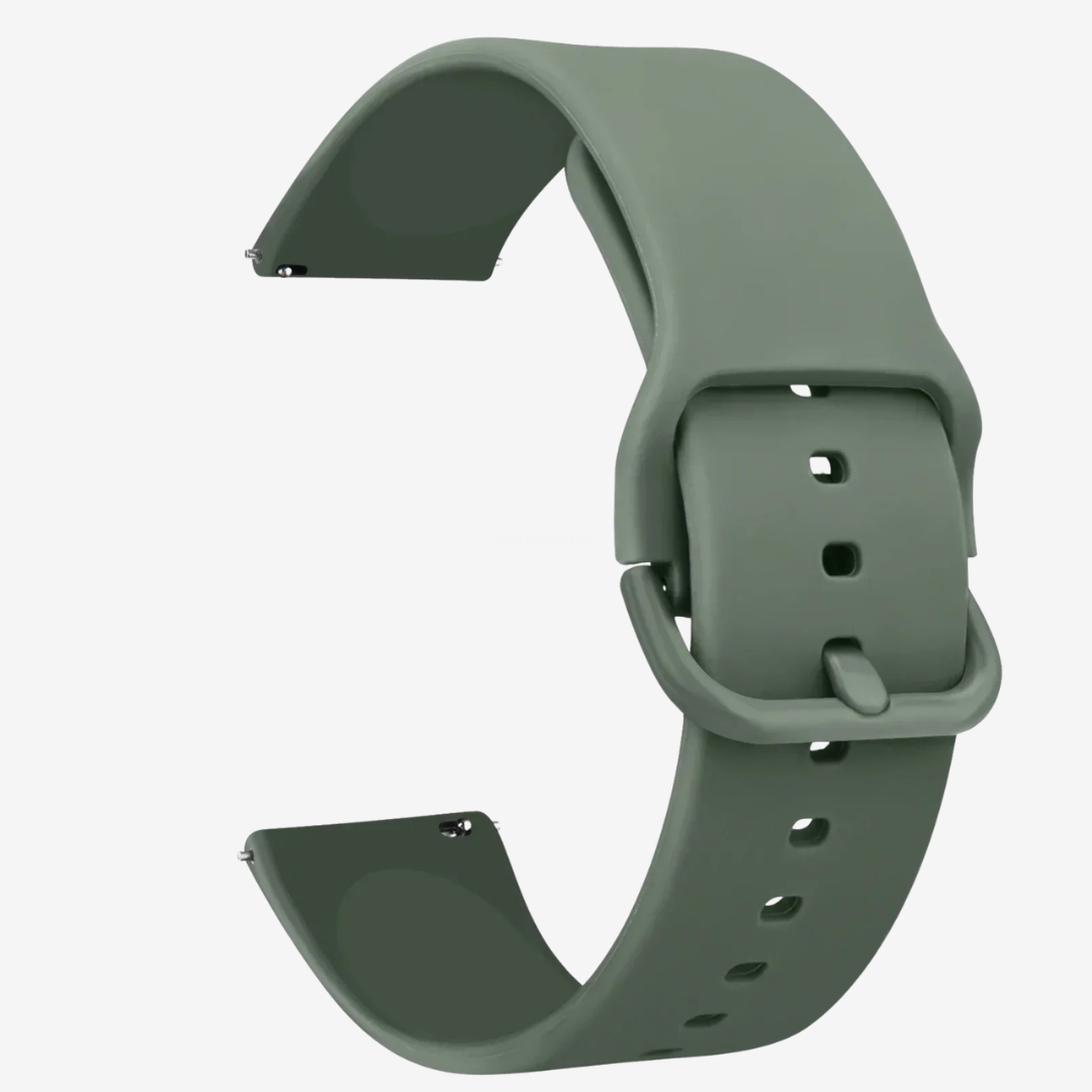 Coros Watch Band - Replacement Silicone - Pine Green - Watch Band