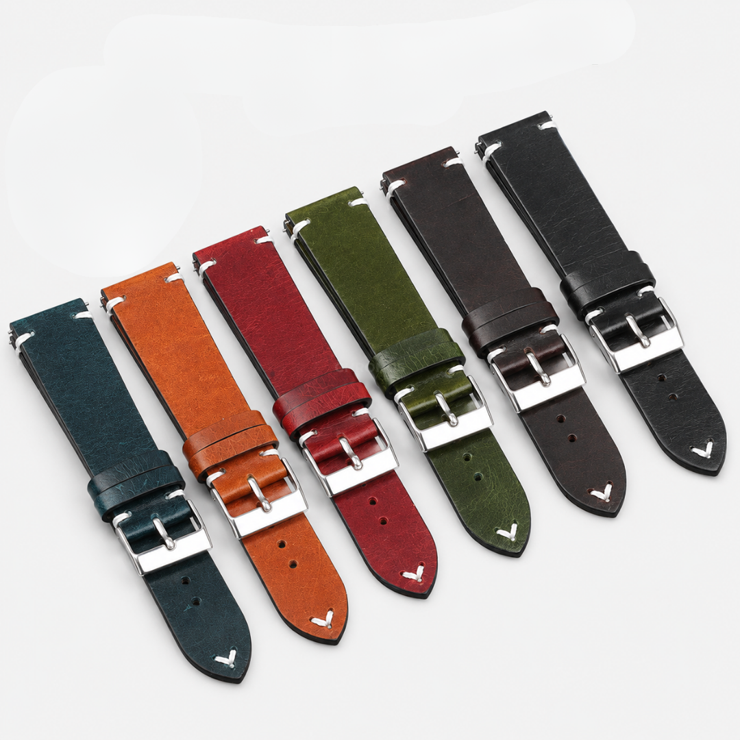 Coros Watch Band - Retro Oil Wax Leather - Watch Band