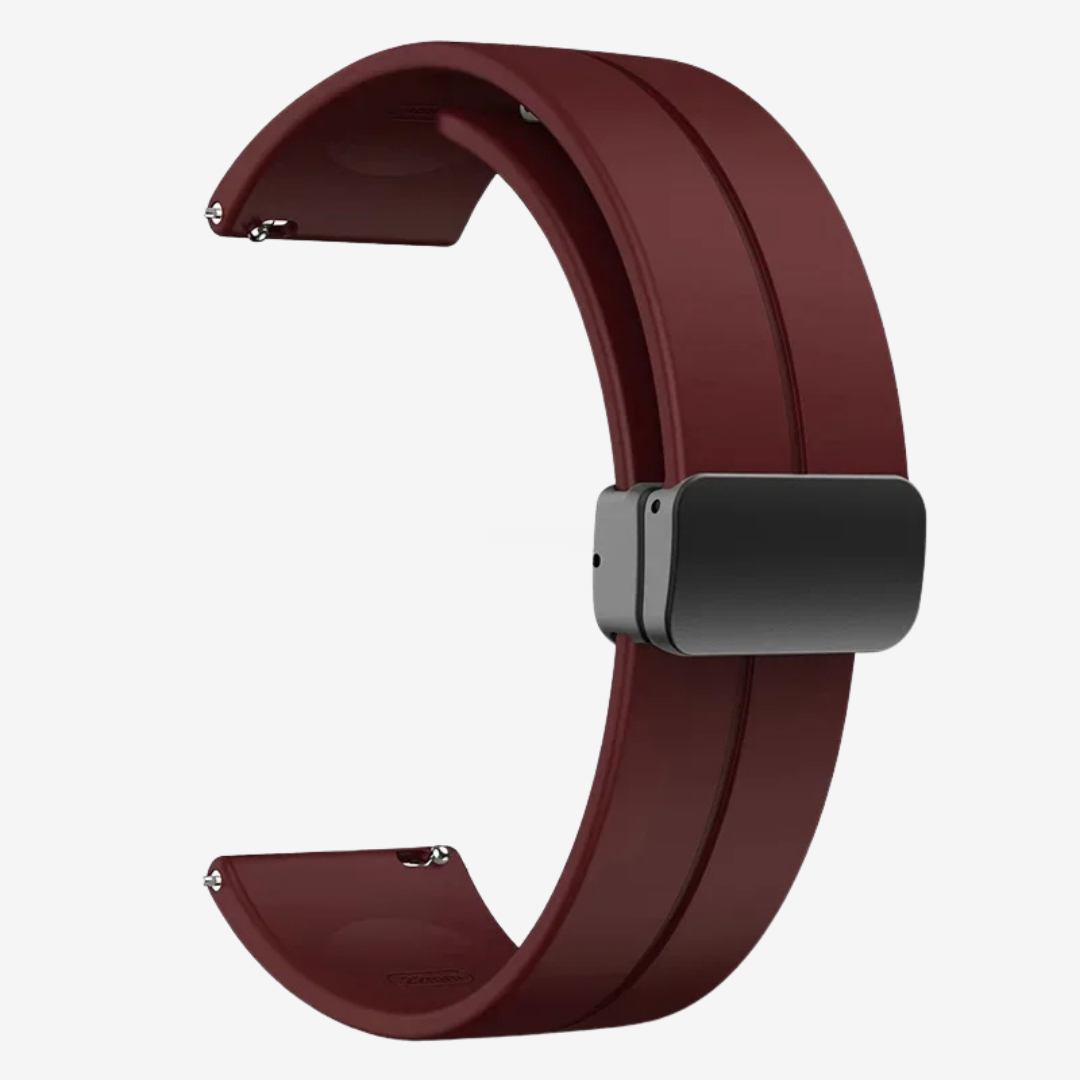 Coros Watch Band - Silicone 2-Pack - Maroon - Watch Band