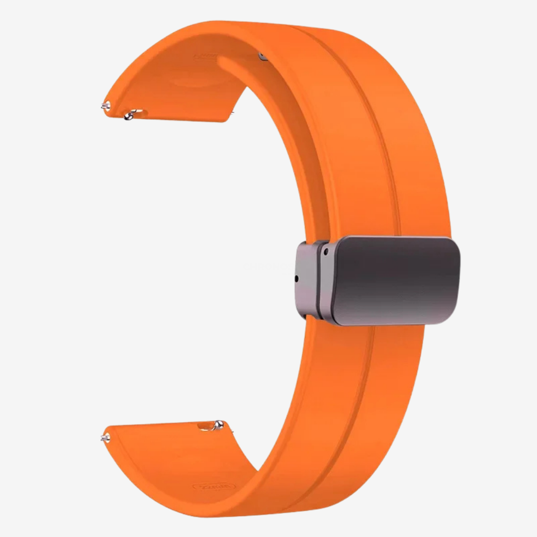 Coros Watch Band - Silicone 2-Pack - Orange - Watch Band