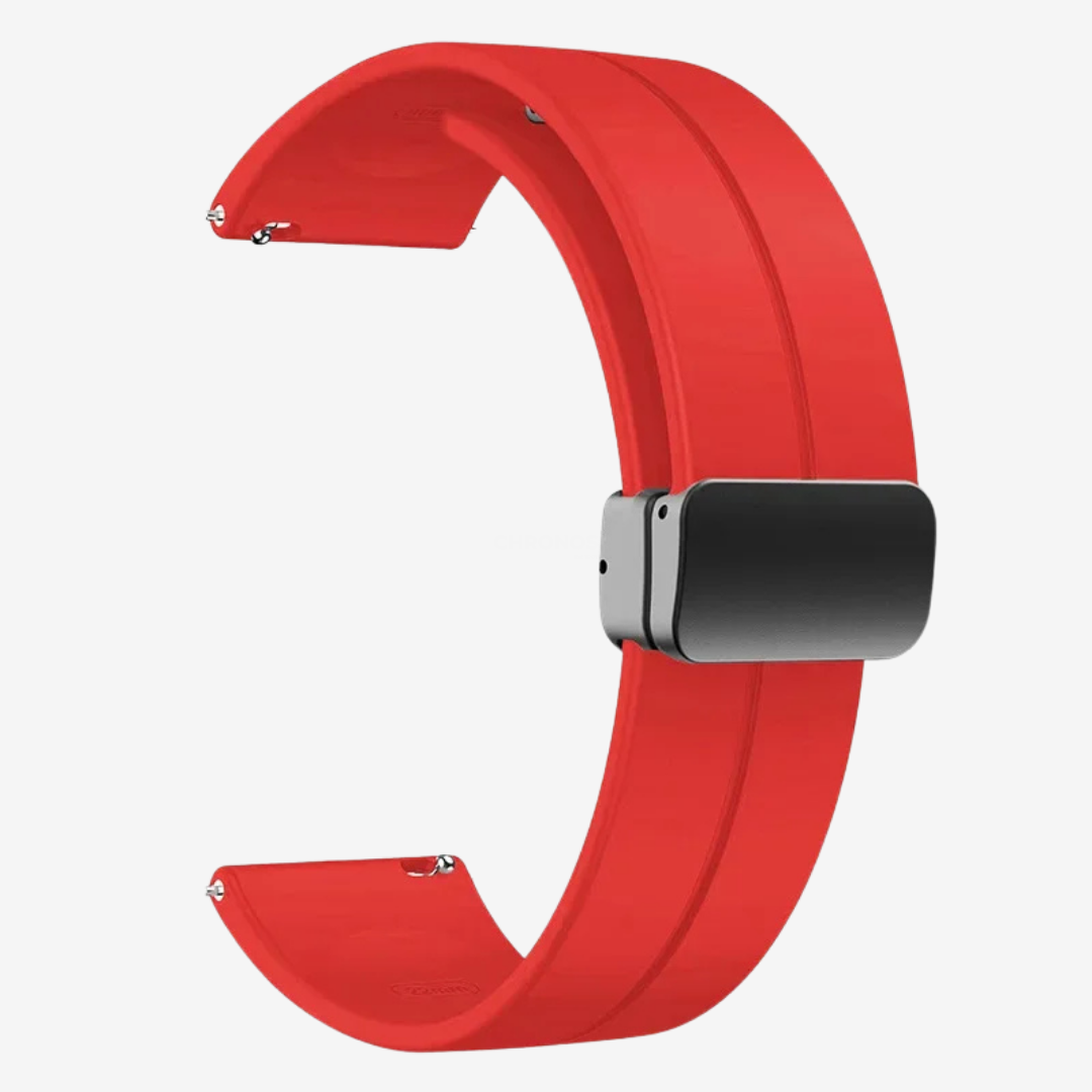 Coros Watch Band - Silicone 2-Pack - Red - Watch Band