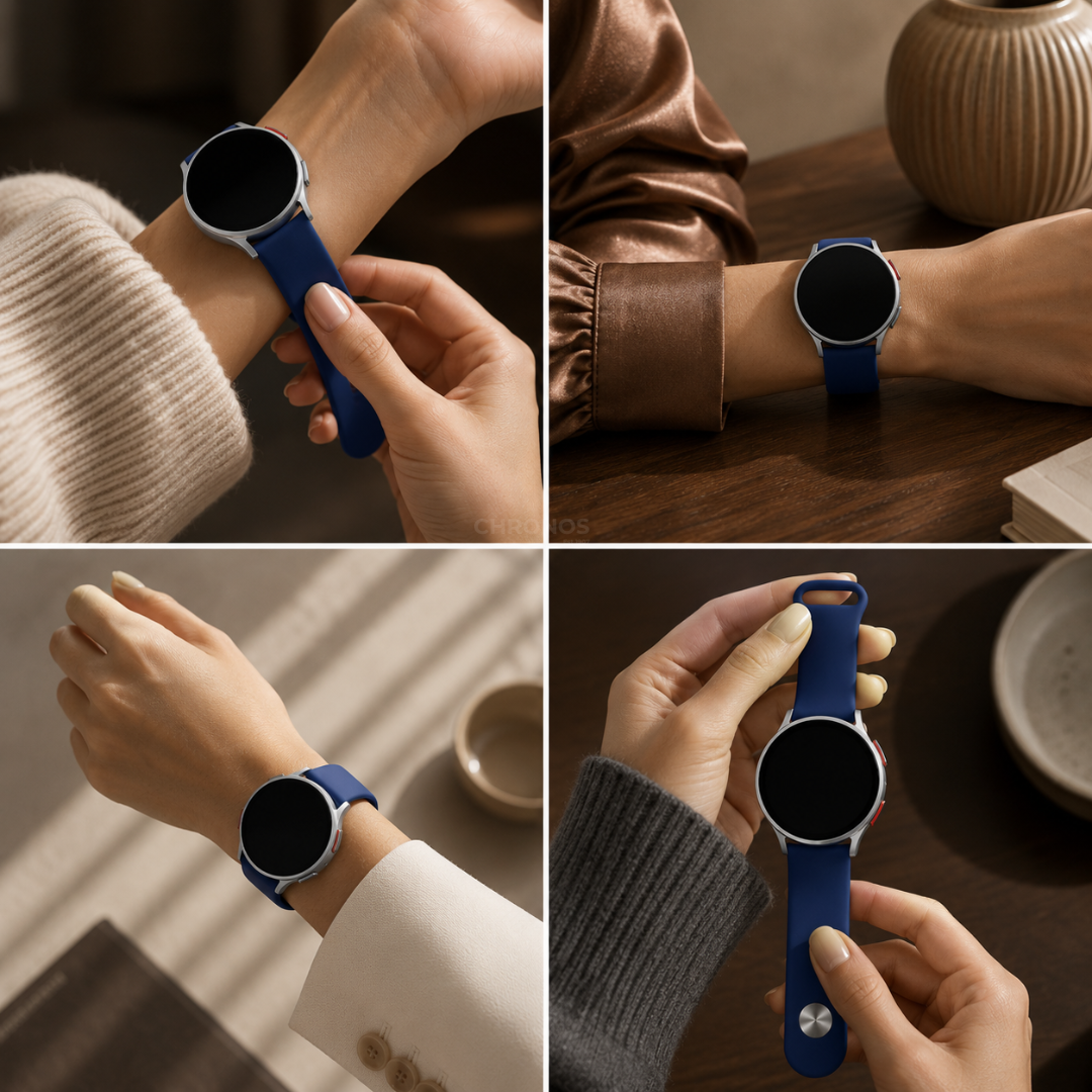 Coros Watch Band - Silicone Watch Band Replacement Strap - Watch Band