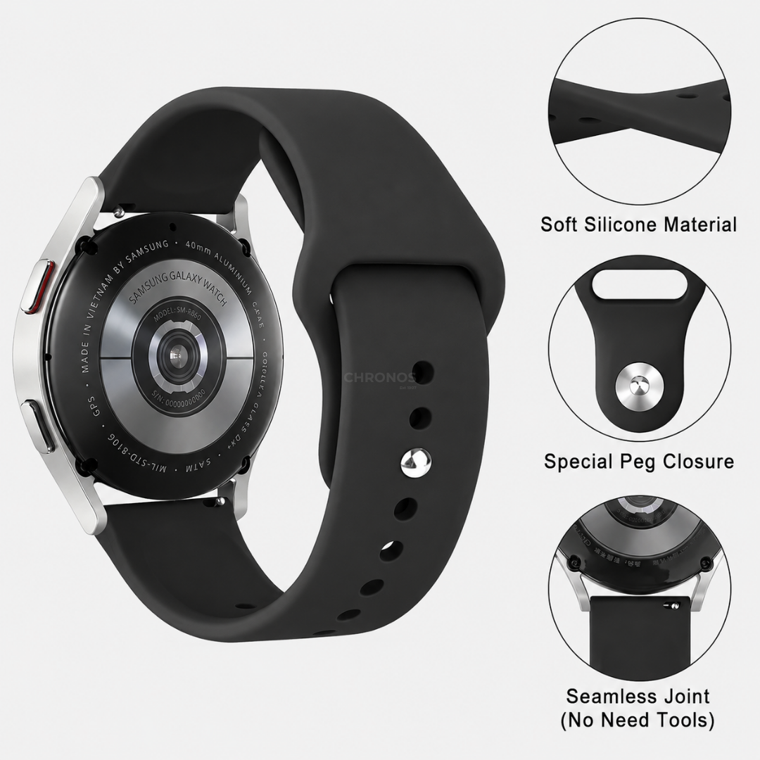 Coros Watch Band - Silicone Watch Band Replacement Strap - Watch Band
