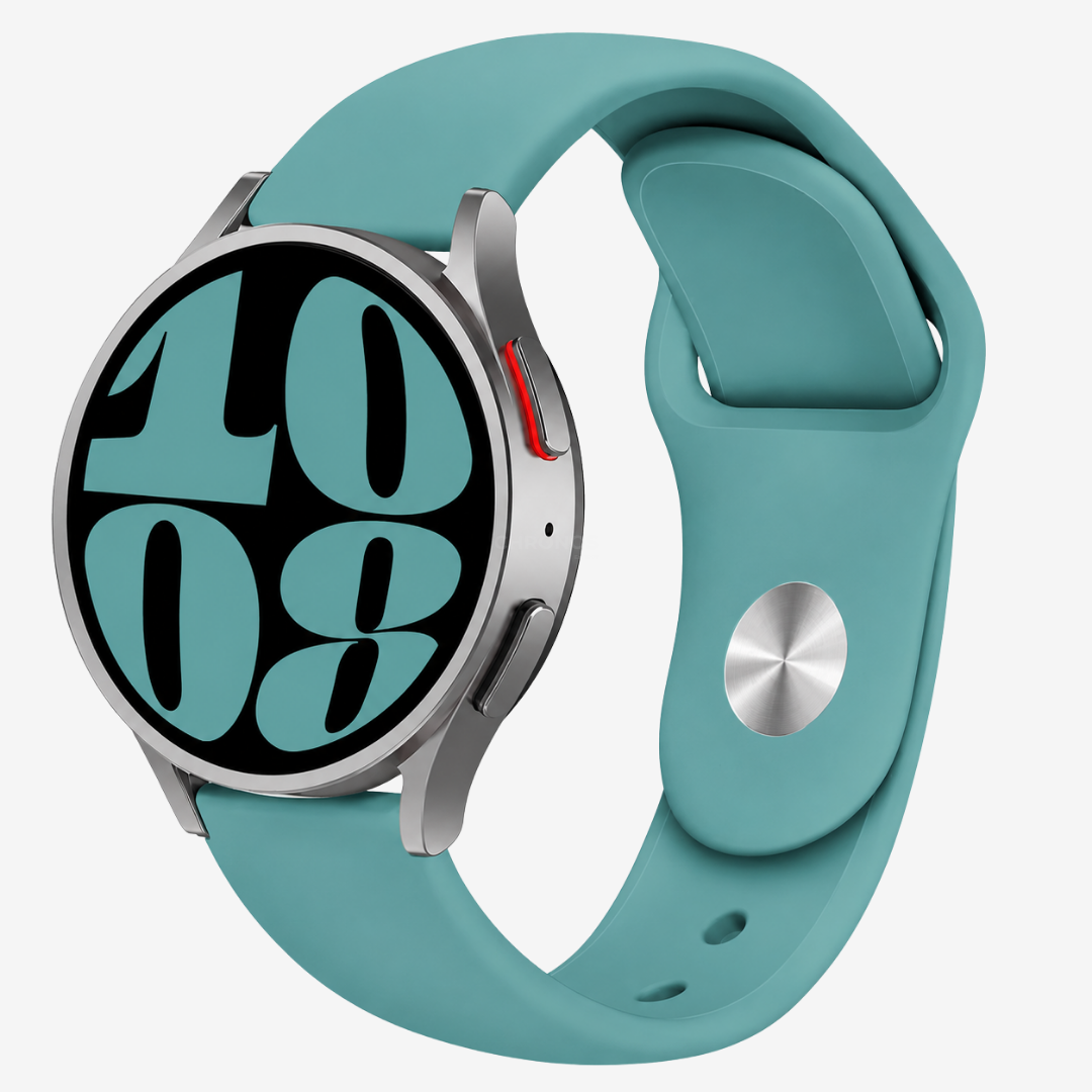 Coros Watch Band - Silicone Watch Band Replacement Strap - Lake Blue - Watch Band