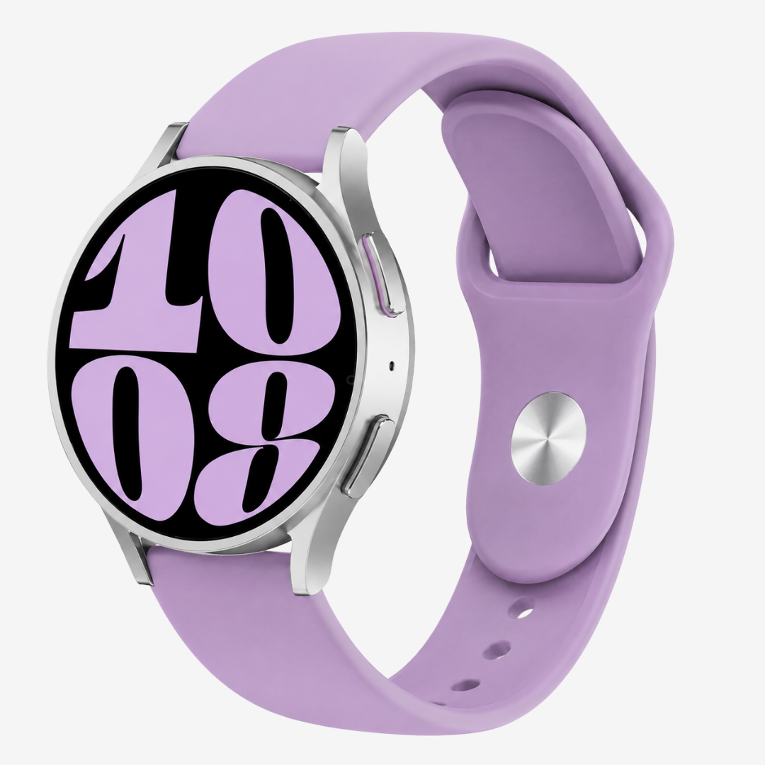 Coros Watch Band - Silicone Watch Band Replacement Strap - Lilac - Watch Band