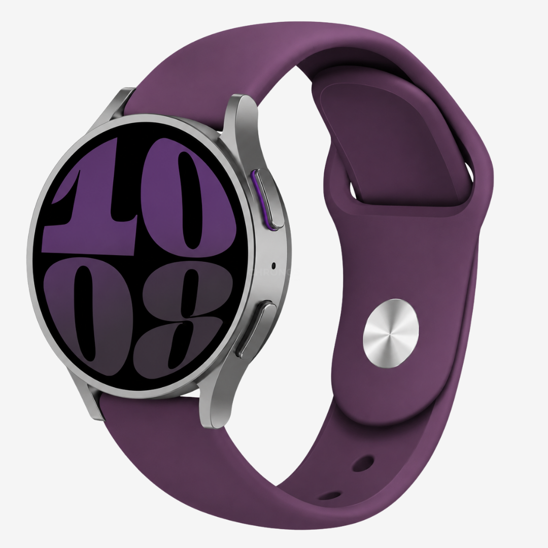 Coros Watch Band - Silicone Watch Band Replacement Strap - Mauve - Watch Band
